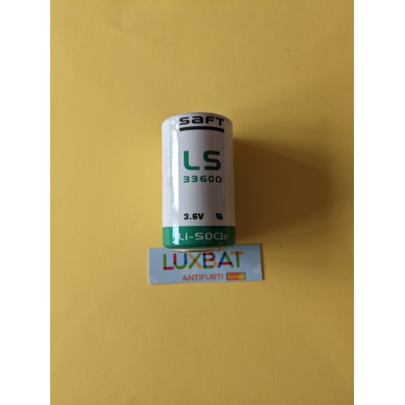 Batteria al Litio SAFT LS33600 3,6V 17Ah