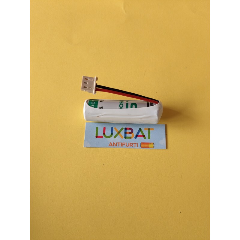 Batteria al Litio SAFT LS14500 3,6V 2,6Ah compatibile Tecnoalarm