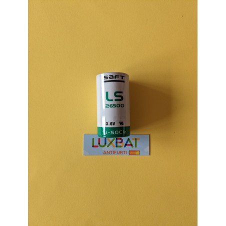 Batteria al Litio SAFT LS26500 3,6V 7,7Ah