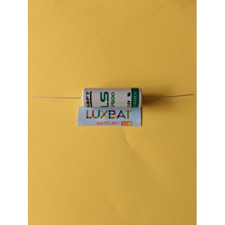 Batteria al Litio SAFT LS17500CNA 3,6V 3,6Ah con reofori