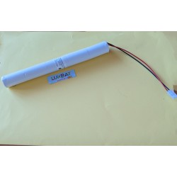 Batteria NiCd 6V 1900mAh compatibile per lampade d'emergenza Linergy