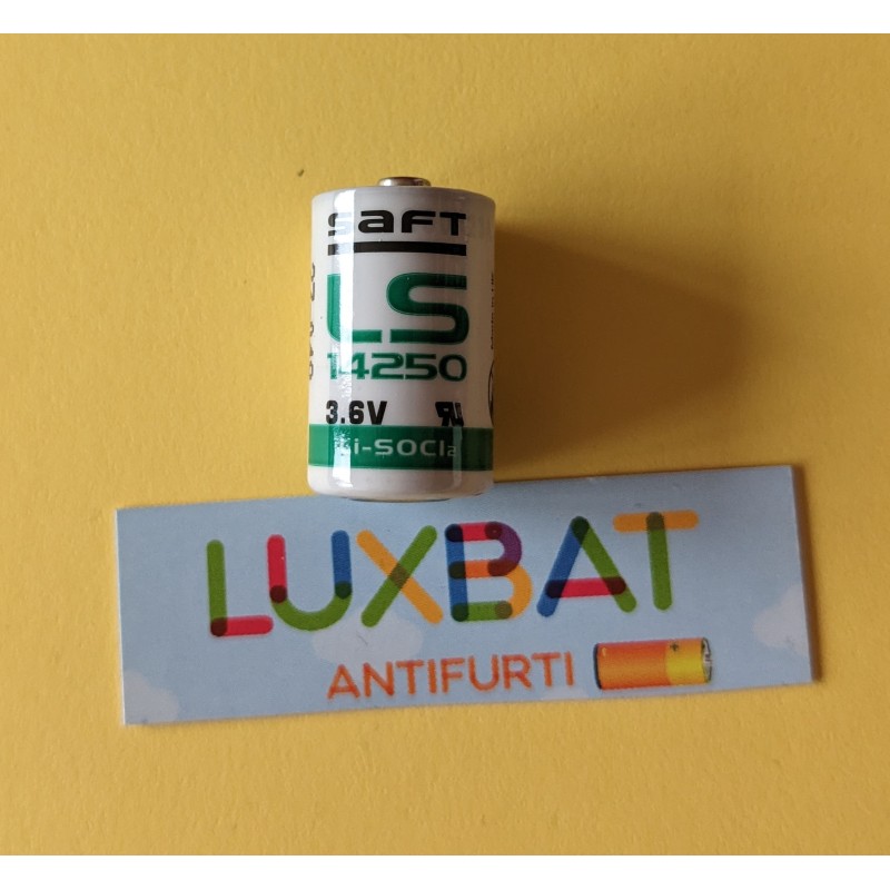 Batteria al Litio SAFT LS14250 3,6V 1,2Ah