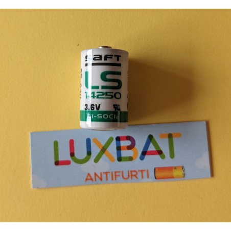 Batteria al Litio SAFT LS14250 3,6V 1,2Ah