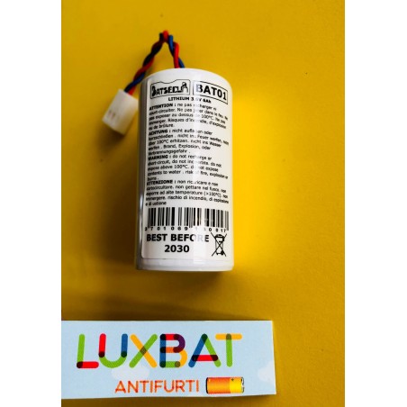 Batteria al Litio BATSECUR, BAT01 3,6V 5Ah compatibile LOGISTY, DAITEM