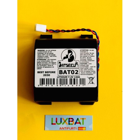 Batteria al Litio BATSECUR, BAT02 7,2V 13Ah compatibile LOGISTY, DAITEM