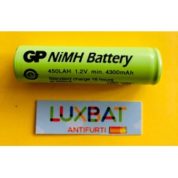 GP450LAH 1,2V 4500mAh Batteria Ricaricabile Ni-Mh size 18670 GP BATTERIES
