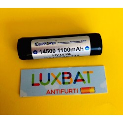 Keeppower 14500 Litio Ricaricabile 3,6V 1000mAh con circuito di protezione