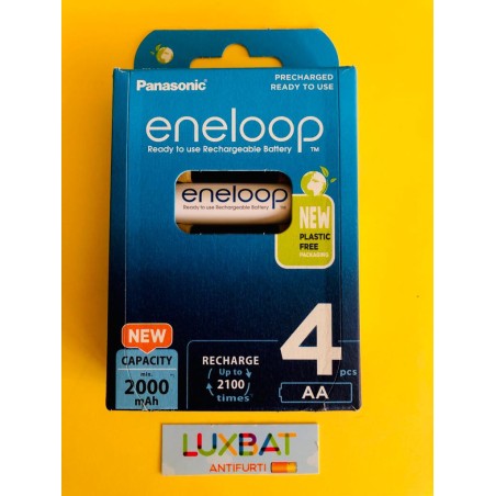 BK-3MCCE/4BE ENELOOP AA 1900mAh Batterie Ricaricabili Ni-Mh blister 4 pezzi
