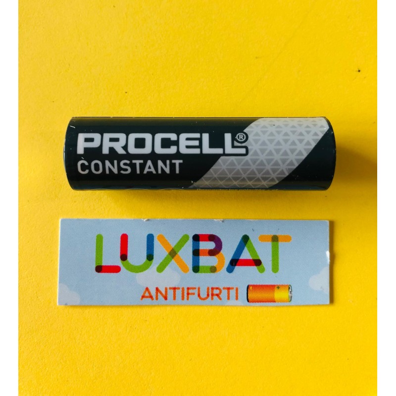 MN1500 size AA stilo 1,5V Box 10 pz. Pila alcalina Duracell Industrial (LR6)