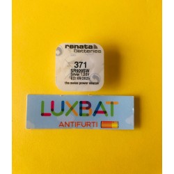 RENATA 371 Batteria Ossido d'Argento 1.55V SR920SW,V371,D371,370