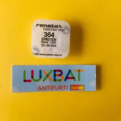 RENATA 364 Batteria Ossido d'Argento 1.55V SR621SW,V364,D364,364