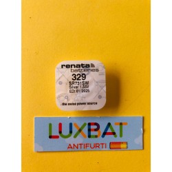 RENATA 329 Batteria Ossido d'Argento 1.55V SR731SW,D329,329