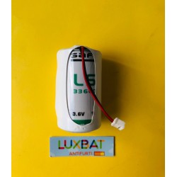 LS33600 JST PHR-2 3,6V 17Ah SAFT Batteria al Litio con connettore