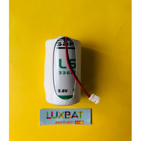 LS33600 JST PHR-2 3,6V 17Ah SAFT Batteria al Litio con connettore