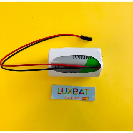 POLITEC ER34615 3,6V 19Ah HCB Batteria litio con connettore per barriere POLITEC