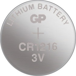 GPCR1216 3V Batteria al Litio, Blister da 5 pezzi