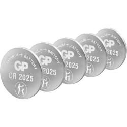 GPCR2025 3V Batteria al Litio, blister 5 pezzi