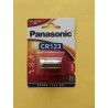 PANASONIC CR123 3V 1,55Ah Batteria al Litio blister singolo