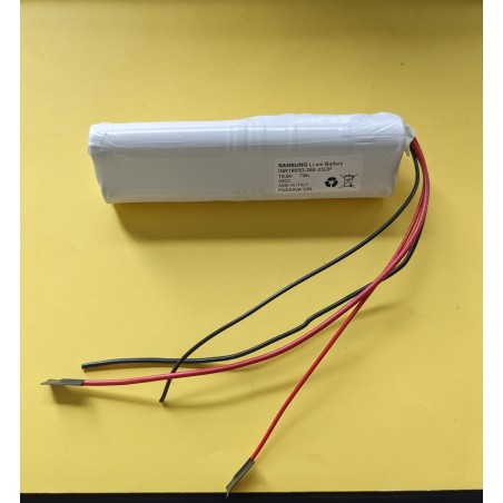 Pacco batteria Li-Ion Samsung INR18650-35E-3S2P 10,8V 7Ah con cavi liberi