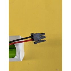 VISONIC WRMNIMH48 GP130AAM4YMX 4,8V 1,3Ah Batteria ricaricabile al Ni-Mh