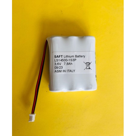 DELTA DORE LS14500-1S3P 3,6V 7,8Ah SAFT Batteria al Litio compatibile DELTA DORE