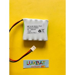 HONEYWELL 5800RP WIRELESS GP80AAAH5BMX 6V 0.8Ah Batteria Ricaricabile Ni-Mh