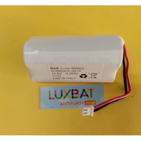 Batteria Ricaricabile al Li-Ion 10,8V (12,6V) 3,35Ah per faro Led BeamZ