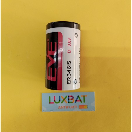 EVE ER34615 3,6V 19Ah Batteria al Litio size D