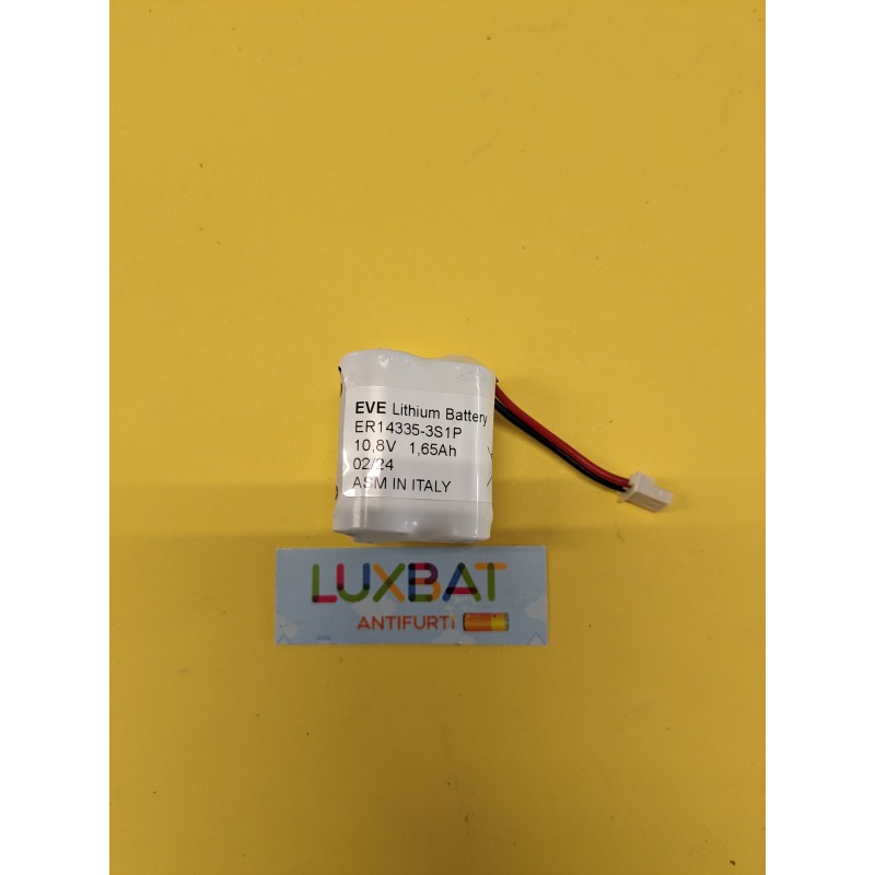 Batteria al Litio 3XLP-055F 10,8V 1,65Ah 2/3AA compatibile Albano Elettronica