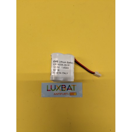 Batteria al Litio 3XLP-055F 10,8V 1,65Ah 2/3AA compatibile Albano Elettronica