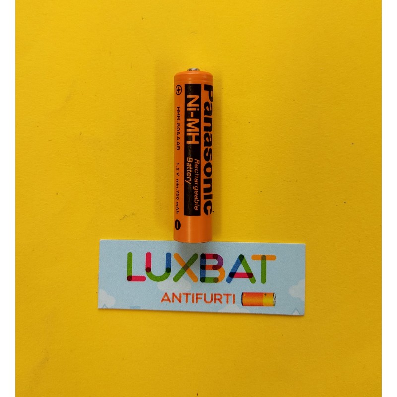 Panasonic HHR-80AAAB 1,2V 780mAh Batteria Ricaricabile al Ni-Mh - polo consumer