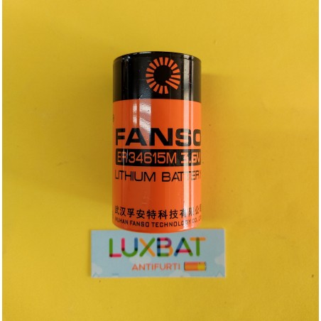 FANSO ER34615M Batteria al litio 3,6V 13Ah size D, Torcia