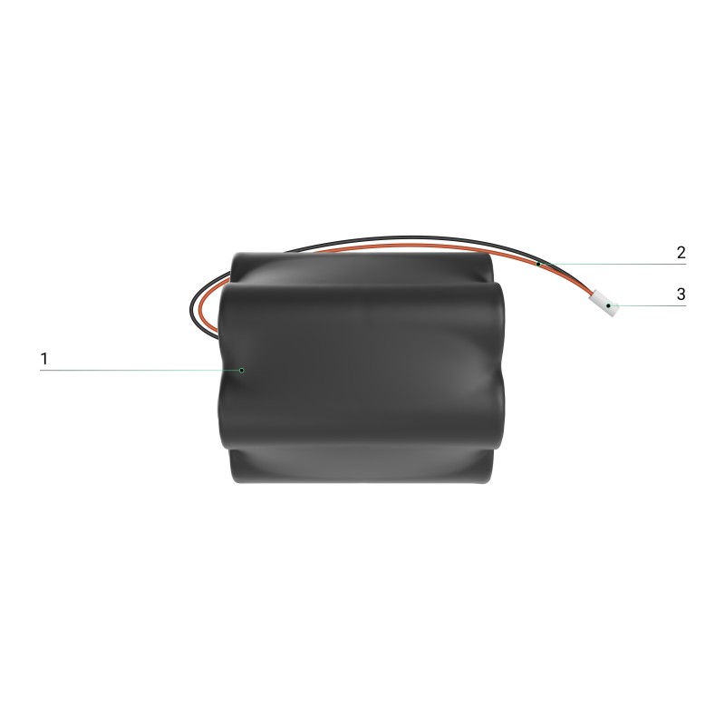 Batteria compatibile AJAX Hub BP Jeweller NB 7,2V 95Ah Litio Non Ricaricabile