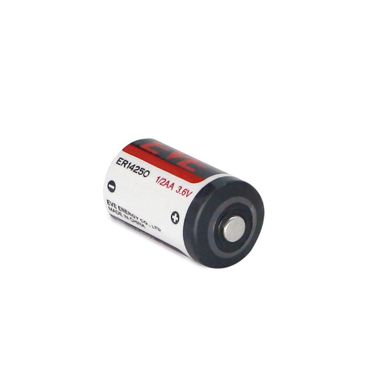 Batteria Litio EVE ER14250 3,6V 1,2Ah Li-SoCl2 formato 1/2AA