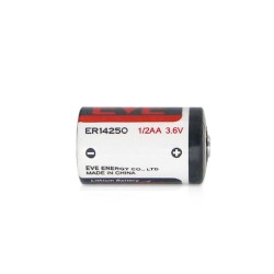 Batteria Litio EVE ER14250 3,6V 1,2Ah Li-SoCl2 formato 1/2AA