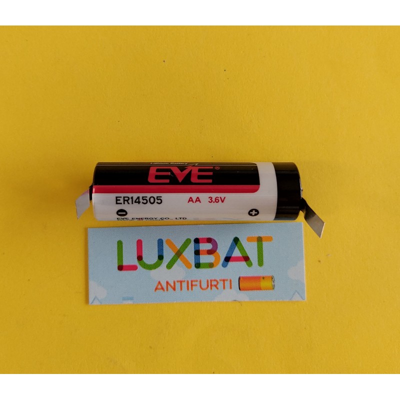 EVE ER14505 3,6V 2,5Ah Batteria al litio, size AA, equivalente LS14500