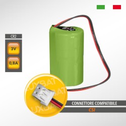 Batteria al Litio Duracell CR2 3V 0,8Ah compatibile CSI