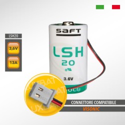 Batteria al Litio SAFT LSH20 3,6V 13Ah compatibile VISONIC