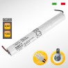 Pacco batteria SAFT 4VNTCs Ni-Cd per lampade d'emergenza, 4,8V 1600mAh alta temperatura