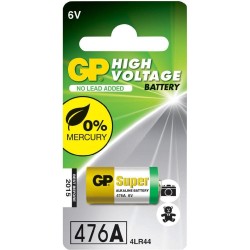 Batteria alcalina GP476 GP BATTERIES 6V blister singolo 4LR44