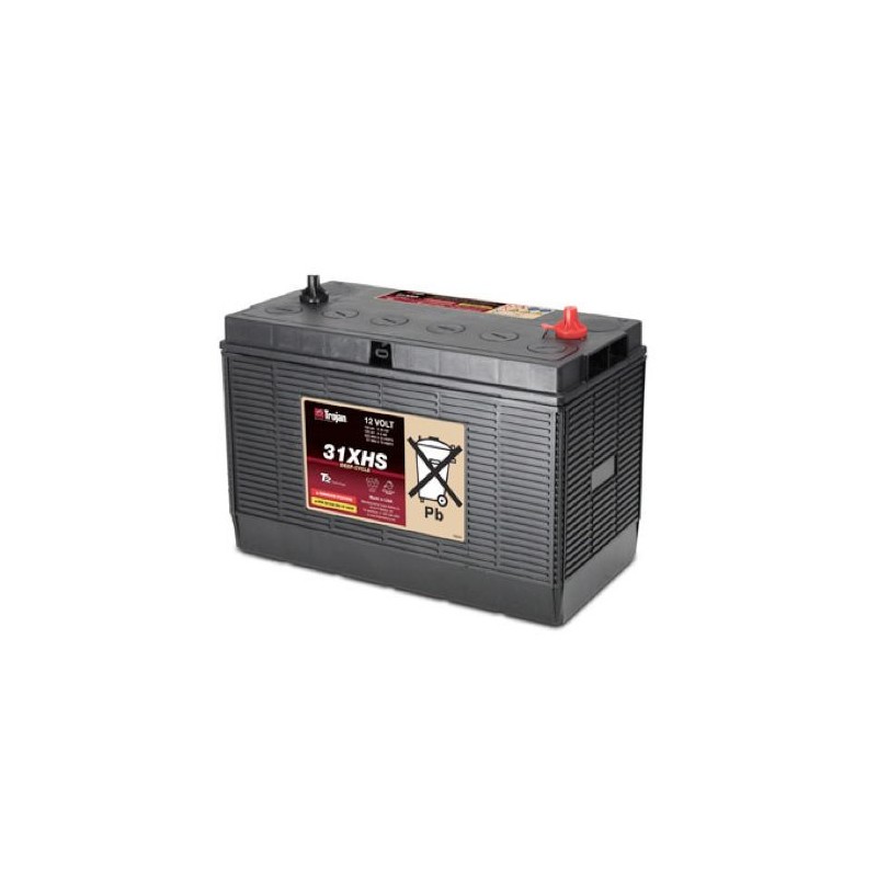 TROJAN 31 XHS 12V 130Ah (C20) Batteria al Piombo per uso ciclico 31 XHS, Terminali tipo 11