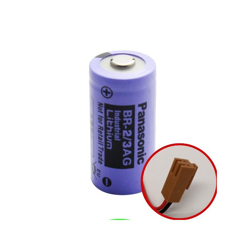 PANASONIC BR-2/3AG 3V 1450mAh per apparecchiature FANUC