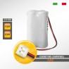 Pacco Batteria al Litio SAFT 2LS14500 7,2V 2,6Ah compatibile ELMO