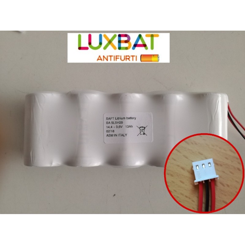 ABB DOMUS TECH 5LSH20 14,4V+3,6V 13Ah Pacco batteria al Litio
