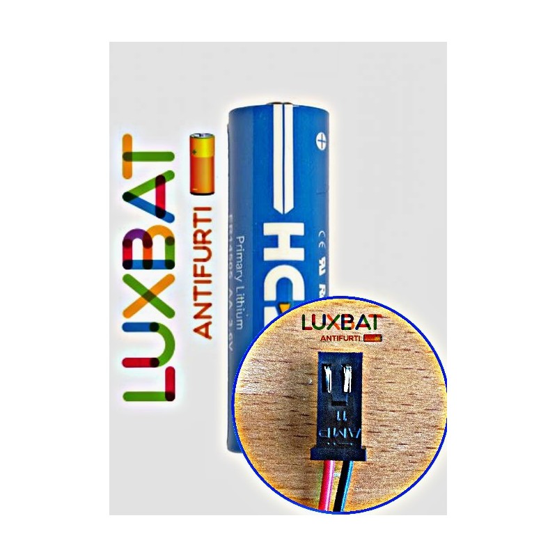 AVS ER14505 3,6V 2.5Ah Batteria al Litio HCB con connettore AVS - compatibile con SAFT LS14500 AVS