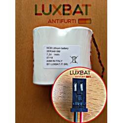 AVS 2ER34615M 7,2V 14Ah Pacco Batteria al Litio HCB con connettore AVS - compatibile con SAFT 2LSH20 AVS