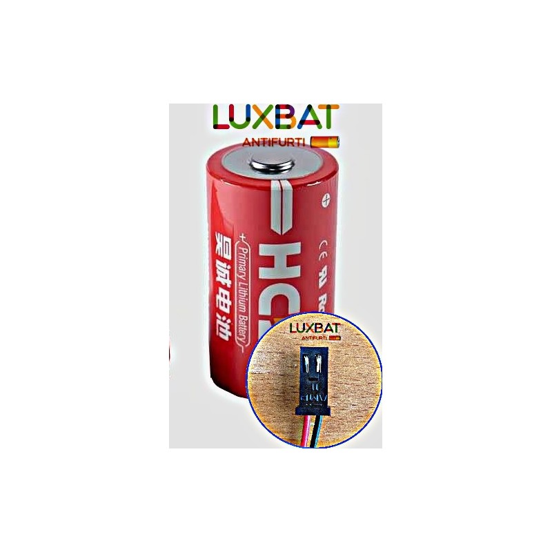 AVS ER34615M 3,6V 14Ah Pacco Batteria al Litio HCB con connettore AVS - compatibile con SAFT 2LSH20 AVS