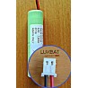 BAT6VSENS DUEVI 2CR123 PANASONIC 6,0V 1,55Ah Pacco Batteria al Litio compatibile DUEVI