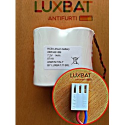 LOGISTY (BAT02) 2ER34615M 7,2V 14Ah Batteria Litio HCB LINCE - compatibile con SAFT 2LSH20