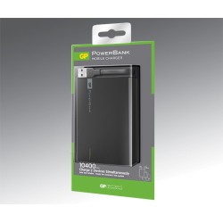 GP PowerBank GO 10400 mAh, RC10A, Black